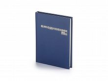 Ежедневник А6 недатированный Бумвинил, синий