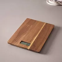 Кухонные весы из акации «Home Chef»