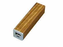 PB-wood1 Универсальное зарядное устройство power bank прямоугольной формы. 2200MAH. Красный