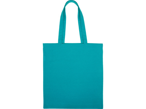 Сумка для шопинга Carryme 140 хлопковая, 140 г/м2, бирюзовый 320C NEW фото 3