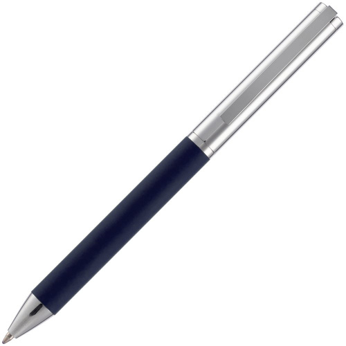 Ручка шариковая Eyeshot Soft Touch, темно-синяя фото 2 Ручка шариковая Eyeshot Soft Touch, темно-синяя фото 2