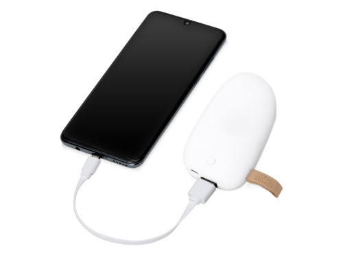 Внешний аккумулятор в форме камня Stone, 5200 mAh, белый фото 9 Внешний аккумулятор в форме камня Stone, 5200 mAh, белый фото 9