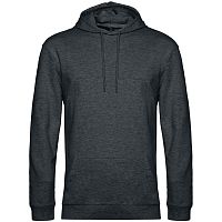 Толстовка с капюшоном унисекс Hoodie, серый меланж (антрацит)