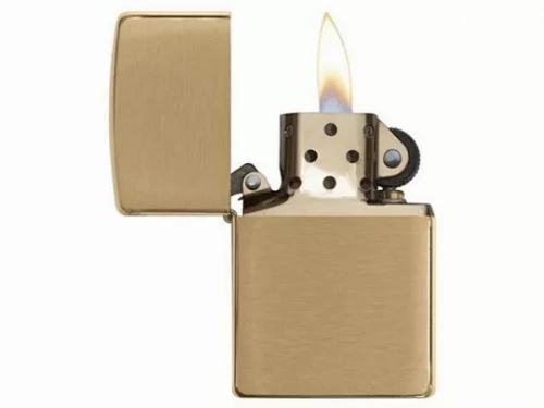 Зажигалка ZIPPO с покрытием Brushed Brass фото 3