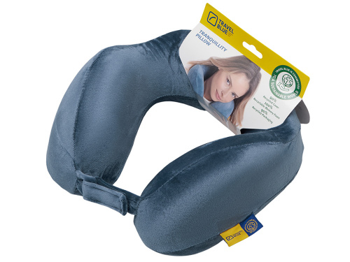 Подушка для путешествий с эффектом памяти Travel Blue Tranquility Pillow, увеличенная (212), цвет синий фото 5 Подушка для путешествий с эффектом памяти Travel Blue Tranquility Pillow, увеличенная (212), цвет синий фото 5