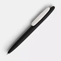 Ручка шариковая Prodir DS5 TRR-P Soft Touch, черная с белым