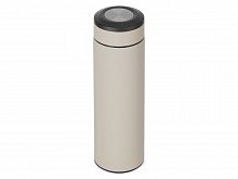 Термос Confident с покрытием soft-touch 420мл, бежевый