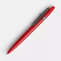 Ручка шариковая Prodir DS5 TSM Metal Clip, красная с серым
