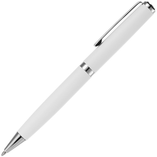Ручка шариковая Inkish Chrome, белая фото 5