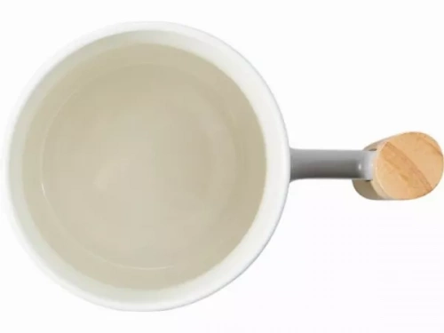 Кружка с ручкой и крышкой из каучукового дерева «Jeny» фото 8