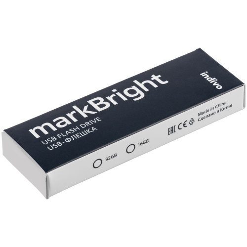 Флешка markBright с белой подсветкой, 16 Гб фото 9 Флешка markBright с белой подсветкой, 16 Гб фото 9