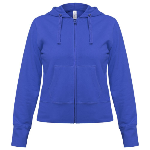 Толстовка женская Hooded Full Zip ярко-синяя