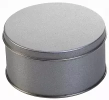 Коробка Pragmax S, круглая, серебристая