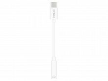 Rombica Type-C Adapter 3.5 White, белый