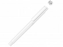 Капиллярная ручка в корпусе из переработанного материала rPET RECYCLED PET PEN PRO FL, белый с серебристым