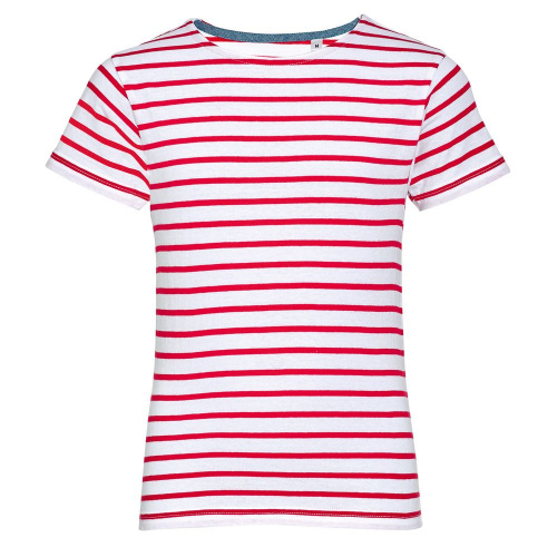Футболка детская MILES KIDS белая с красным