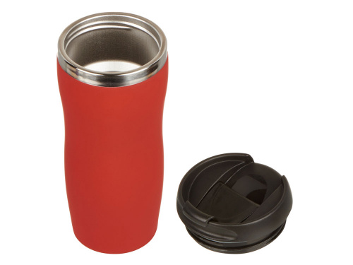 Термокружка Double wall mug C1, soft touch, 350 мл, красный фото 2 Термокружка Double wall mug C1, soft touch, 350 мл, красный фото 2