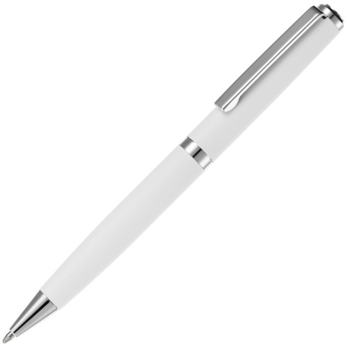 Ручка шариковая Inkish Chrome, белая фото 3