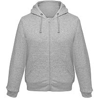 Толстовка мужская Hooded Full Zip серый меланж