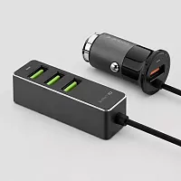 АЗУ 1 USB + 3 USB для пассажиров, QC 3.0, 7Аa
