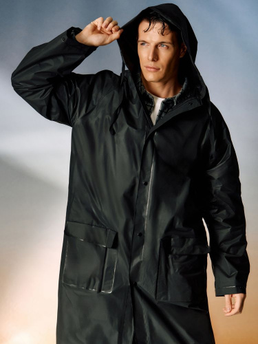 Дождевик RainDrop, черный фото 17