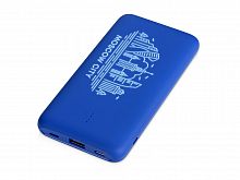 Внешний беспроводной аккумулятор с подсветкой лого Reserve X v.2, 8000 mAh, ярко-синий