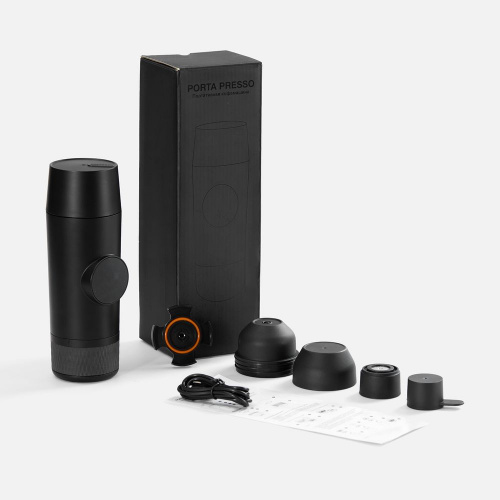 Портативная кофемашина Porta Presso, черная фото 5