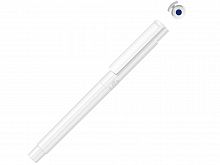 Роллер из переработанного rPET материала RECYCLED PET PEN PRO R, белый с синими чернилами