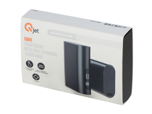 Внешний аккумулятор с QC/PD Qwik, 10000 mah, черный фото 8 Внешний аккумулятор с QC/PD Qwik, 10000 mah, черный фото 8