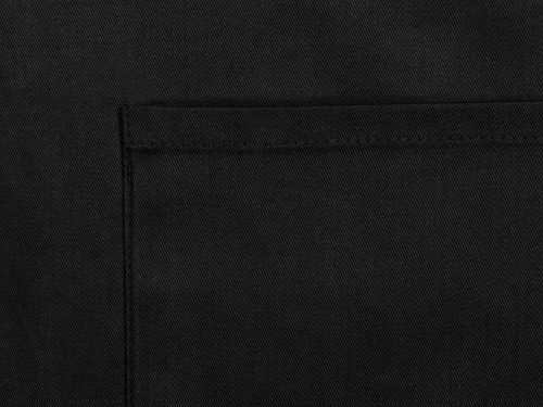 Хлопковый фартук 180gsm, черный фото 3 Хлопковый фартук 180gsm, черный фото 3