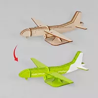Деревянный 3d пазл «Самолет»
