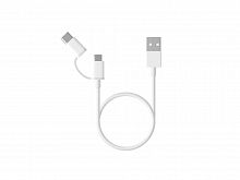 Кабель Mi 2-in-1 USB Cable Micro-USB to Type C 30см SJX02ZM (SJV4083TY)