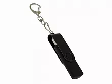 USB 3.0- флешка на 16 Гб с поворотным механизмом и дополнительным разъемом Type-C