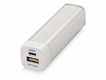 Портативное зарядное устройство Ангра, 2200 mAh, белый