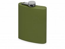 Фляжка 240 мл Remarque soft touch, 201 сталь, зеленый милитари