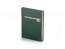 Ежедневник А6 недатированный Бумвинил, зеленый