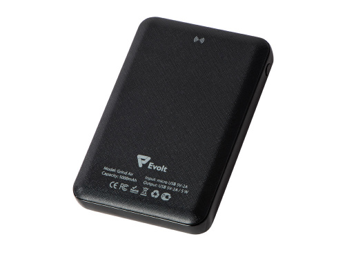 Беспроводной внешний аккумулятор Grind Air v. 2, 5000 mAh фото 2 Беспроводной внешний аккумулятор Grind Air v. 2, 5000 mAh фото 2