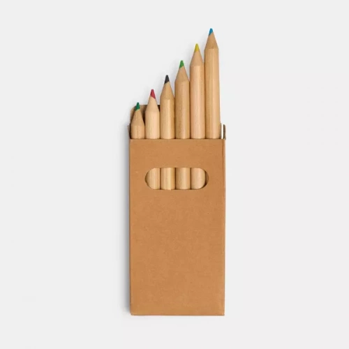 Набор цветных карандашей Pencilvania Mini, крафт фото 3