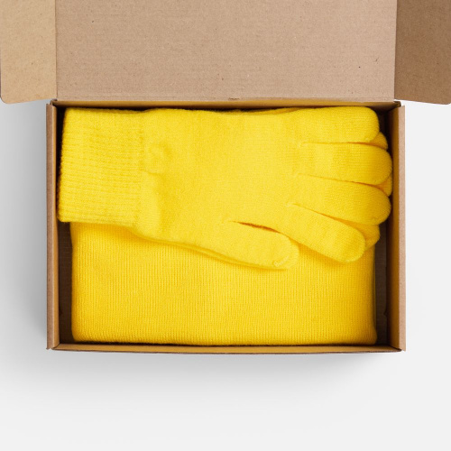 Набор Knit Warm, желтый фото 3 Набор Knit Warm, желтый фото 3