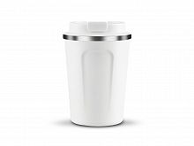 Термокружка CAFe COMPACT, 380 мл, белый