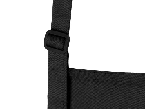 Хлопковый фартук 180gsm, черный фото 5 Хлопковый фартук 180gsm, черный фото 5