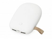 Внешний аккумулятор в форме камня Stone, 7800 mAh, белый