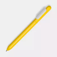 Ручка шариковая Swiper, желтая с белым