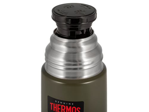 Термос из нерж. стали тм THERMOS FBB-1000AG 1L, зеленый фото 2 Термос из нерж. стали тм THERMOS FBB-1000AG 1L, зеленый фото 2