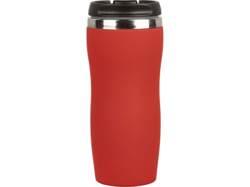 Термокружка Double wall mug C1, soft touch, 350 мл, красный фото 3 Термокружка Double wall mug C1, soft touch, 350 мл, красный фото 3