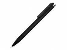 Ручка металлическая шариковая Taper Metal софт-тач с цветным зеркальным слоем, черный с серебристым