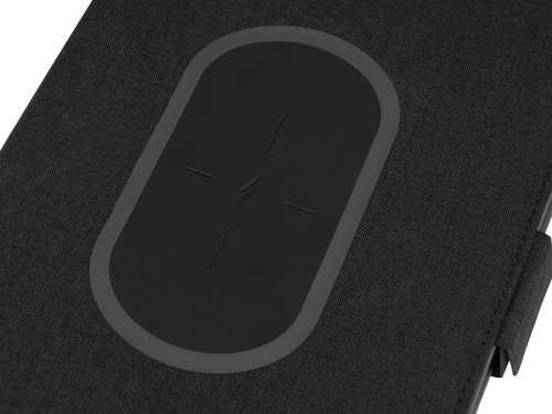 Органайзер с беспроводной зарядкой 5000 mAh Powernote, темно-серый фото 9 Органайзер с беспроводной зарядкой 5000 mAh Powernote, темно-серый фото 9