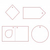 Этикетка бумажная на заказ Paper, M