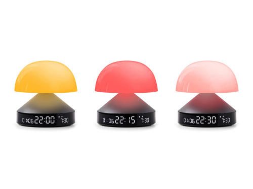 Светильник с часами и световым будильником Mina Sunrise, темно-серый фото 17 Светильник с часами и световым будильником Mina Sunrise, темно-серый фото 17