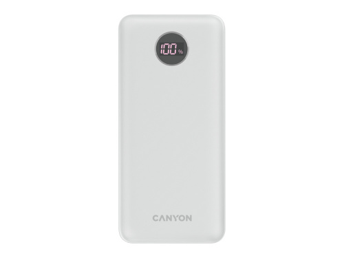 Портативный аккумулятор Canyon PB-2002 (CNE-CPB2002W), белый фото 2 Портативный аккумулятор Canyon PB-2002 (CNE-CPB2002W), белый фото 2